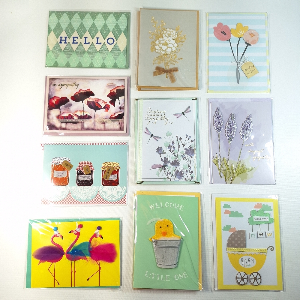 NIP C.R. Gibson Luxury Greeting Card Sets, Lot Of 19